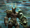 Nosferatu - A superior Nosferatu guardian. Is weak to combo throws and melee combos.