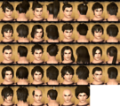 Male hairstyle set