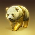 Golden panda