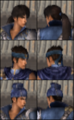 Crossbow wielder head parts