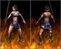 Female costume set 2 (Ponytail and dancer garb)