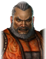 Angry facial expression