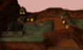 Hamlet - Gradd's hometown. Surrounded by burning houses and an L-shaped road.