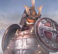 With helmet