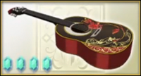 DLC Red Rose Guitar