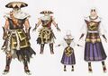 Monk costume set