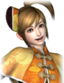 Happy facial expression