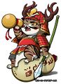 Honda Tadatora in Samurai Cats