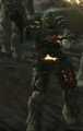 Infected - Soldiers infected by Diablosis, they will fire at the player if approached. Easy to deal with compared to other enemies. Available as a multiplayer character.