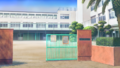 School front entrance