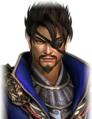 Normal facial expression with eyepatch