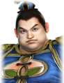 Angry facial expression