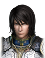 Angry facial expression without helmet