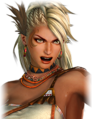 Angry facial expression