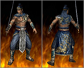 Male costume set 2 (Turban, chest plate, leather guards and sash)