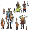 Samurai Warriors 3 rough concept