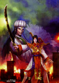 Paired artwork with Zhou Yu