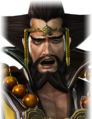 Angry facial expression