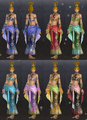 Dancer costume set