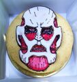 Cake to celebrate Mikasa's birthday