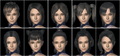Female hair set
