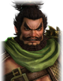 Angry facial expression