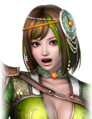 Surprised facial expression