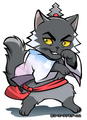 Miiyoshi Nagayasu in Samurai Cats