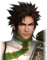 Angry facial expression