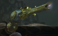 Laser Cannon - While fewer in number than defense cannons, these weapons shoot concentrated laser beams. Because they inflict severe damage against players, their destruction takes top priority over anything else.
