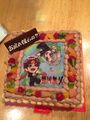 Final episode cake presented to staff; photo by Hisashi Koinuma