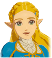 Princess Zelda's Happy Portrait