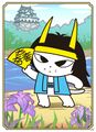 Special Samurai Cats card available with Yuru Chara event