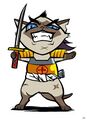 Siamazu Toyohisa in Samurai Cats