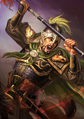 High rank aged battle portrait