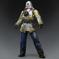 Xu Huang as a firefighter