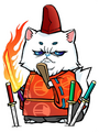 Ashikaga Yoshiperu in Samurai Cats