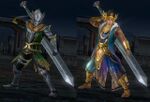 Third and fourth costumes in Musou Orochi Z