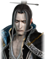 Angry facial expression