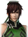 Angry facial expression