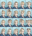 Female hairstyle set