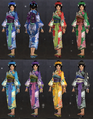 Yukata costume set