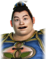 Surprised facial expression