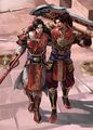 Dynasty Warriors Mobile portrait with Sun Ce