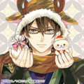 Santa hat portrait