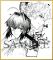 Campaign illustration drawn and signed by Rei Wataru