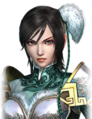 Angry facial expression