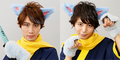 Butai Nobunyaga no Yabou Neko Gungi Stage Production. From left to right: Koumei, Shougo Nihira