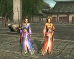 Romance of the Three Kingdoms Online render (Da Qiao is on the left)