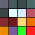 Color palettes for unique ships